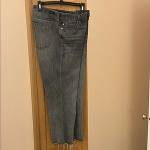 Liverpool Charcoal Denim Jeans crop